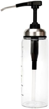 Glass Sauce Squeeze Bottle with Stainless Steel Spout 300ML 1