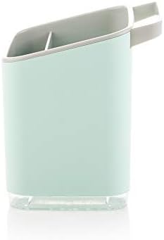 Minky Homecare Sink Caddy Sponge Holder with Tray and Drainage Spout Pastel Green