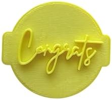 The Cookie Cutter Hub Congrats Embosser No 4