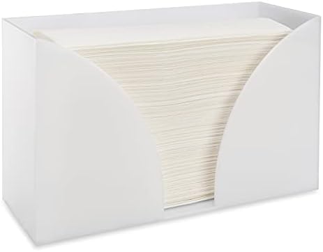 SimplyImagine Countertop Paper Towel Holder - White Acrylic