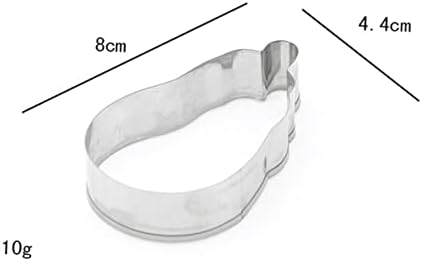 Stainless Steel Vegetable Cookie Cutters Eggplant Shape Set for Baking DIY