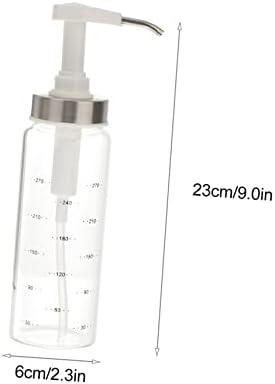 Cabilock 300ml Condiment Squeeze Bottle with Spring Lid