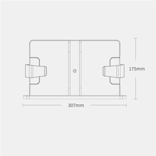 Adjustable Floor Stand Book Holder for Kitchen and Office