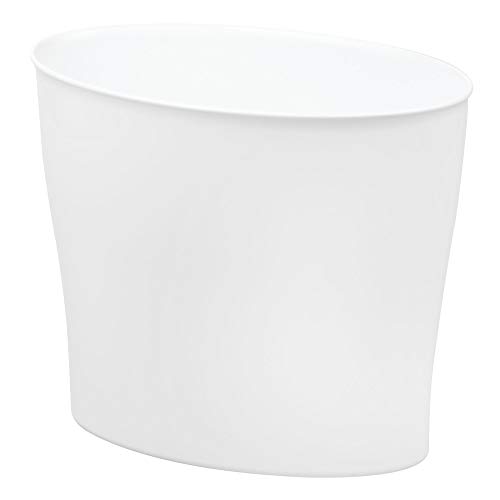 InterDesign 10 Litre Wastebasket - White Nuvo Design