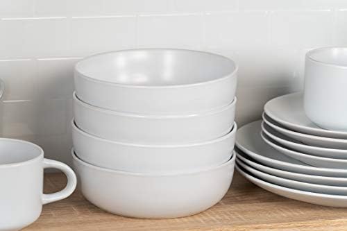 10 Strawberry Street Wazee Matte Coupe Dinnerware Set of 16 1