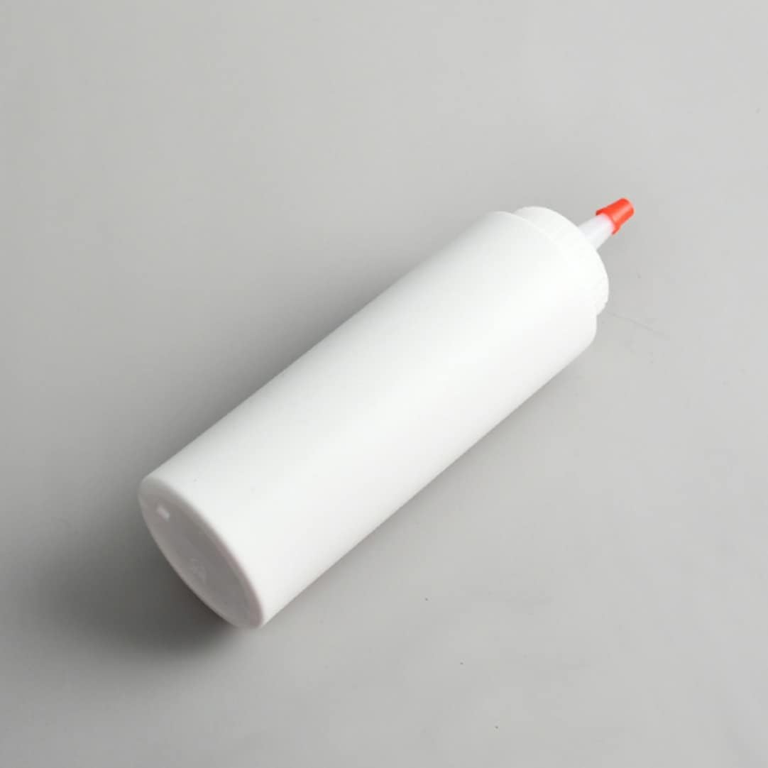 XUEYEGONGJI 240ml Plastic Condiment Squeeze Bottles 4PCS with Tip Caps