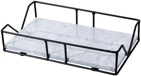 MyGift Deluxe Paper Towel Holder with Marble Base