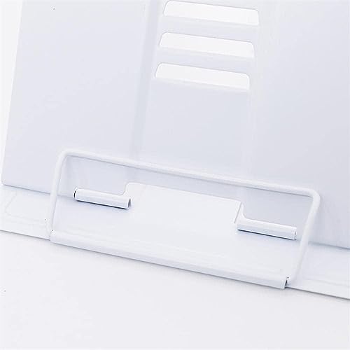 Adjustable Folding Metal Book Stand for Reading and Cooking Recipes
