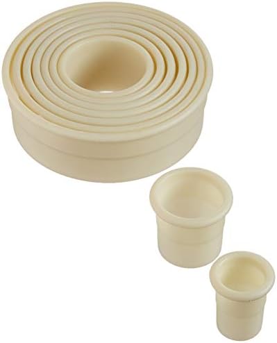 Mercer Culinary 9-Piece Round Cookie Cutter Set 1