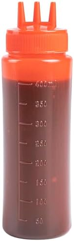16 Ounce Condiment Squeeze Bottles with Triple Dispersion Tips 1