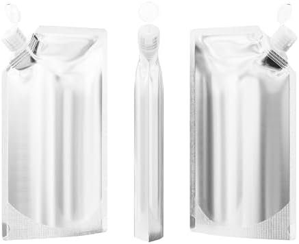QQ Studio 50 Silver Stand Up Spout Pouches