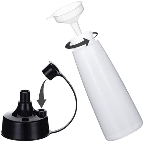 Uceoo Squeeze Bottles Wide Mouth Pack of 2 1