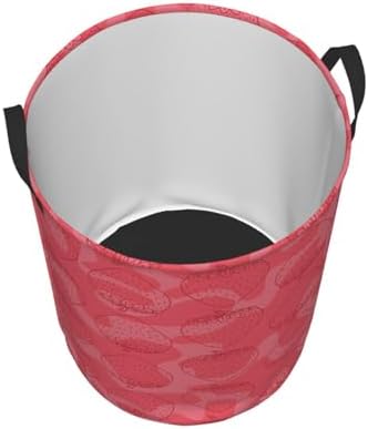 Strawberry Foldable Laundry Basket with Handles