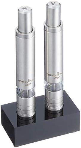 EBM SP135W One-Hand Salt and Pepper Mill Set Silver