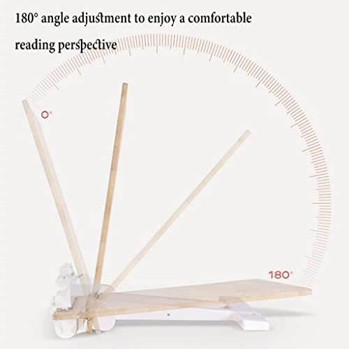Adjustable Height Wooden Floor Stand for Books Laptops