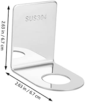 Ciieeo Stainless Steel Shower Gel Shampoo Rack Hooks