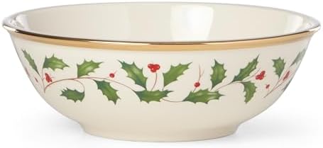 Lenox 883431 Holiday Place Setting Bowl Red Green 1