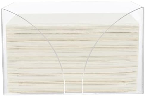 Fete Clear Acrylic Paper Towel Dispenser for Countertop