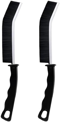 Popaice Stiff Bristle Crevice Brush 2 Pcs - Kitchen Bathroom Cleaning Tool