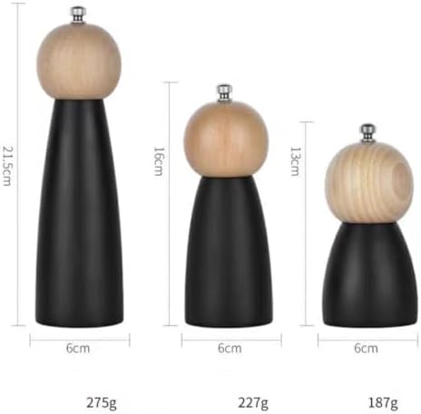Wooden Salt and Pepper Mill Set 2 Pieces 1