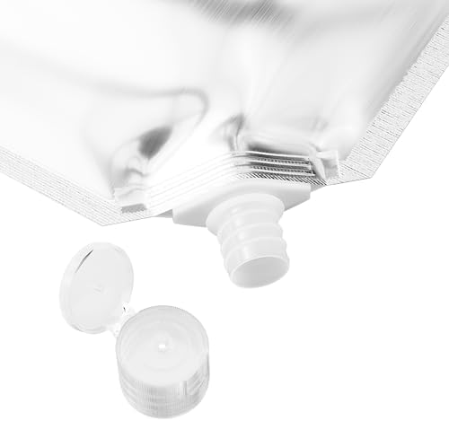 QQ Studio 50 Silver Stand Up Spout Pouches