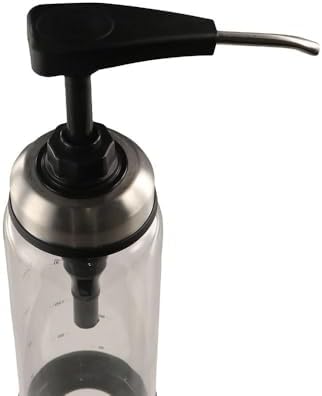 Glass Sauce Squeeze Bottle with Stainless Steel Spout 300ML 1