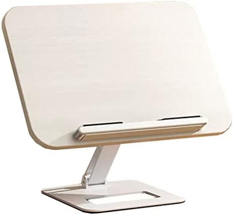 Adjustable Cookbook Stand with Spring Clips and EVA Pad