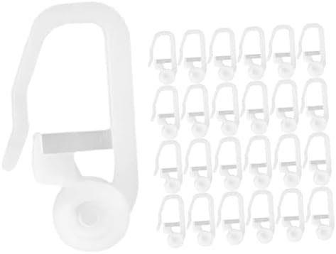 LIFKOME 50pcs Shower Curtain Hooks