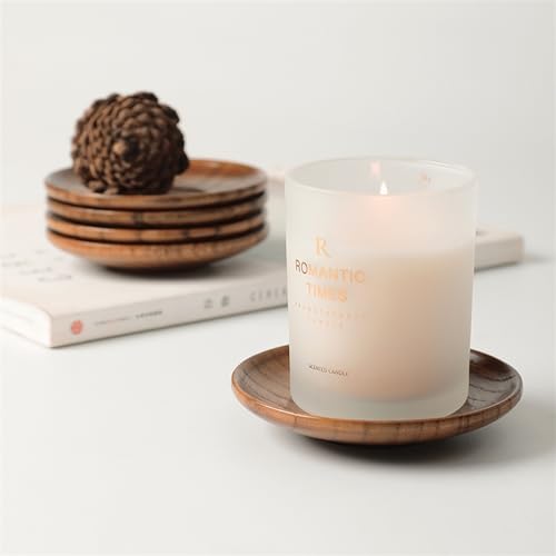 Solid Wood Wine Glass Deli Topper with Coaster Holder 5pcs
