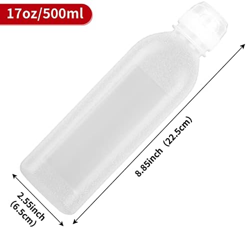 Condiment Squeeze Bottles 4-Pack 17 oz 500ml