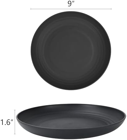 Homienly Wheat Straw Dinner Plates Set of 8