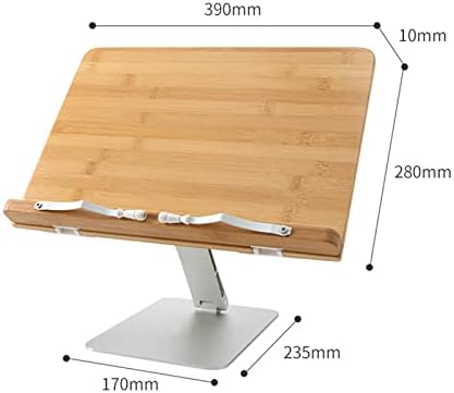 Adjustable Book Stand for Reading and Cooking