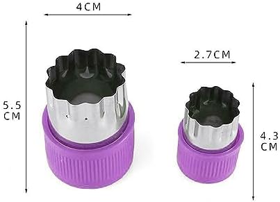 Pokinge 12Pcs Vegetable Flower Cutter Set