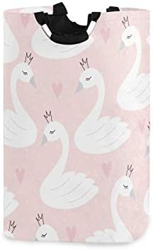Susiyo Swan Princess Foldable Laundry Basket