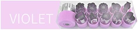 WOIWO 12-Piece Stainless Steel Cookie Cutter Set with Hand Protectors