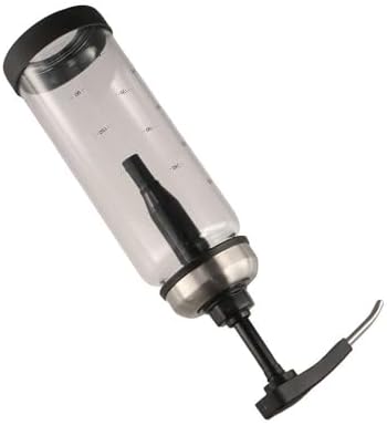 Glass Sauce Squeeze Bottle with Stainless Steel Spout 300ML 1