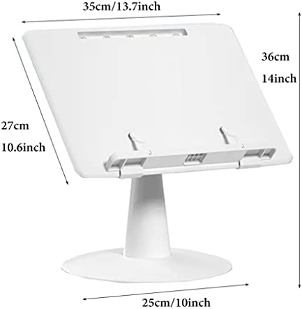 Adjustable Book Stand with 4 Gear Angles for Reading and Tablet Use