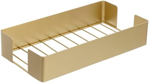 MyGift Modern Gold Tone Paper Towel Holder for Bathroom Countertop