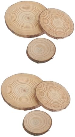 MAGICLULU 6 Pcs Scented Candle Wooden Coasters