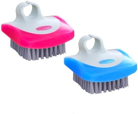 QUANXILXU 2 Pcs Vegetable Brush with Flexible Design