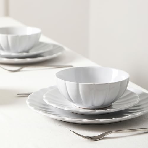 Earth Clay Phoenix 12-Piece Stoneware Dinnerware Set