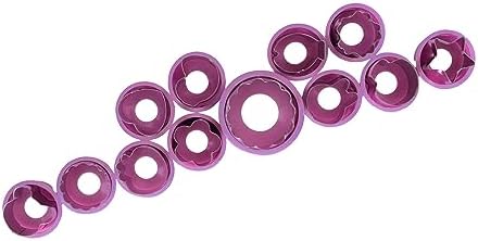 Pokinge 12Pcs Vegetable Flower Cutter Set