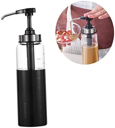 KICHOUSE 500ml Condiment Squeeze Bottle for Ketchup Salad Dressing and Sauces