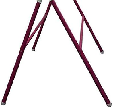 Benzara Folding Laundry Rack Pink