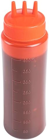 16 Ounce Condiment Squeeze Bottles with Triple Dispersion Tips 1