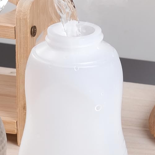 RAMFIYN 6-Pack Condiment Squeeze Bottles 12oz Flip Top