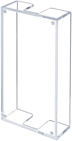 MyGift Premium Clear Acrylic Towel Tray for Vanity Countertop