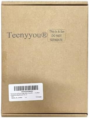 Teenyyou 6 Pack Nordic Style Wooden Wall Hooks