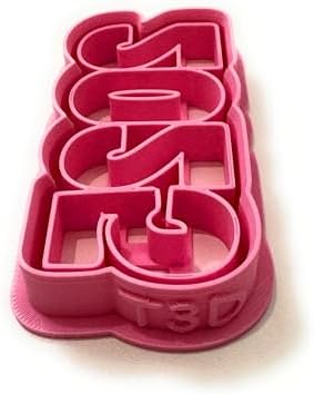 T3D Cookie Cutter Number 2025 for Biscuits Cakes Fondant