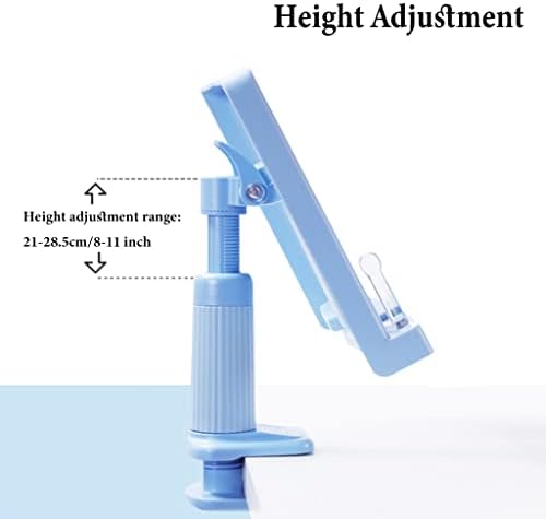 Adjustable Book Stand with Clamp for Desk and Laptop